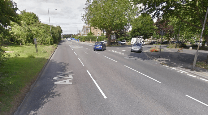 20s plenty at the Ashford Road/A2/Mall junction