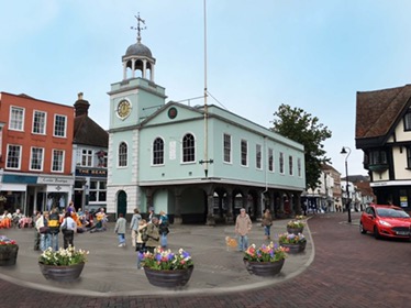 Faversham Guildhall in Bloom